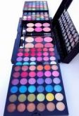 Paleta P&W 132 Cores Blush, Batom, Sombras e Pincéis